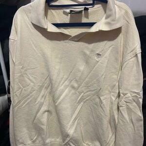 Wesc Cream Collared Top